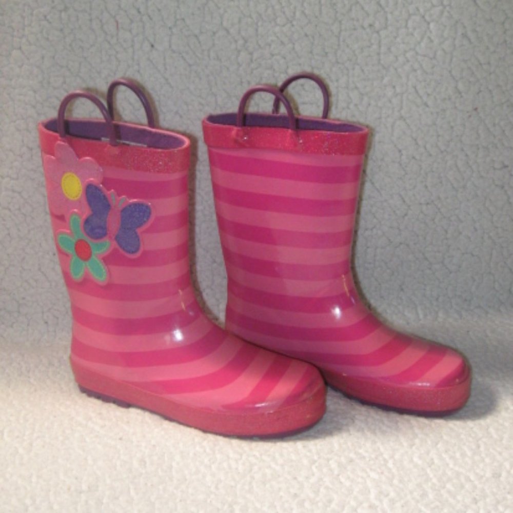 Girls Western Chief Butterfly/Flower Rainboots